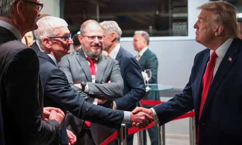 Trump says he helped CEOs become "very wealthy"