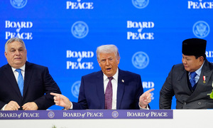 Trump open to lifetime presidency of peace council
