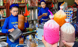 Vietnamese tourists flock to 'Red-Lipped Auntie' for milk tea in Bangkok