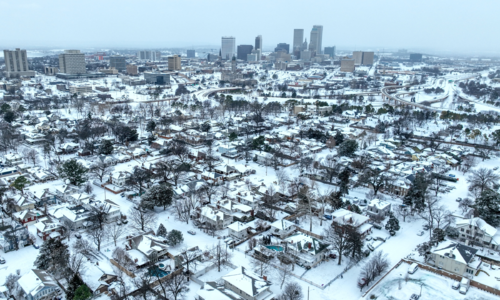 U.S. states blanketed in snow amid severe ice storm