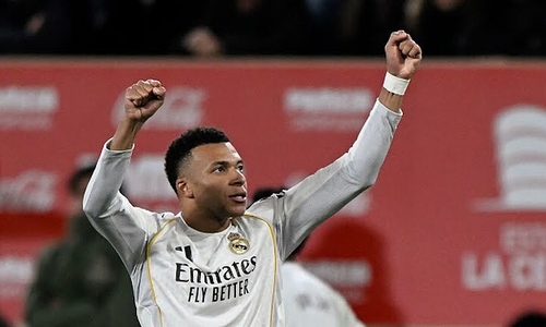 Mbappe scores double, propels real to top of la liga