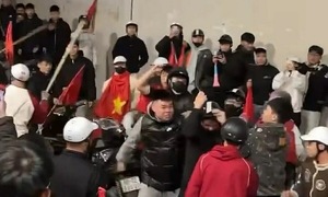 Five youths staged assault on young women during celebration, leading to groping