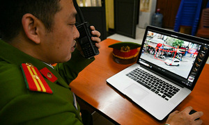 AI cameras - high-definition "all-seeing eyes" monitor Hanoi sidewalk encroachments