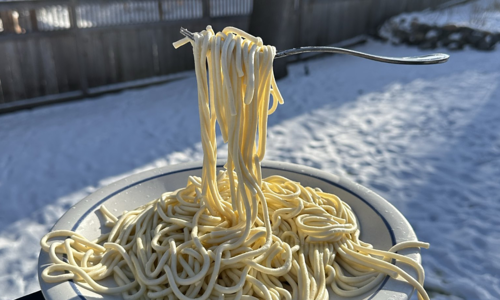 Video of floating spaghetti fork goes viral