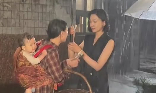 Short film removed after infant exposed to artificial rain at night