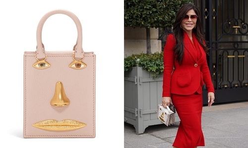 Jeff Bezos's wife carries surreal bag