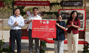 Omo donates 20,000 seed balls to Nui Chua - Phuoc Binh National Park