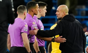 Guardiola again attacks referees, asserts need to protect Man City