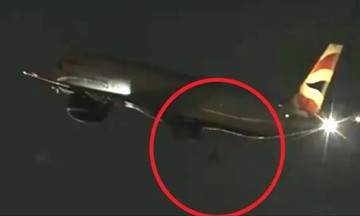 British passenger plane loses wheel during takeoff