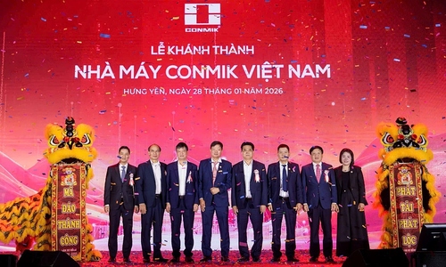 Conmik Vietnam inaugurates waterproofing material production plant
