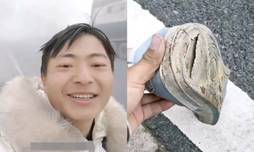 Young man walks 1,400 km home for Tet