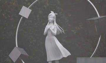 Husband sculpts statue of Barbie Hsu