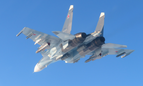 Russian Su-30 carrying hypersonic missiles, cluster bombs flies near NATO airspace