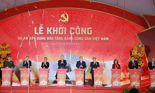Groundbreaking ceremony for the Museum of the Communist Party of Vietnam