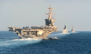 Scale of US military forces concentrated around Iran