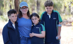 Teenager recounts four-hour swim in rough seas to save family