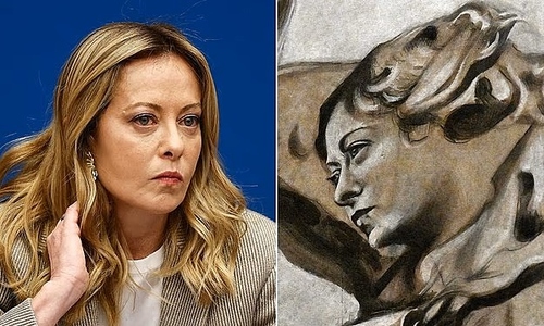 Angel painting in italian church 'identical' to prime minister Meloni