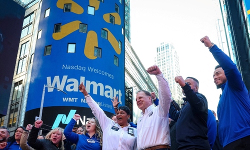 Retailer Walmart reaches USD 1 trillion market capitalization