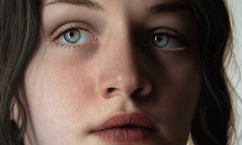 Portraits of women in a series of hyperrealist paintings