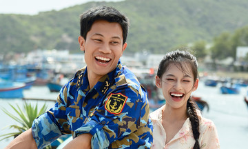 Captain Ta from 'Mua Do' film stars in Dam Vinh Hung's music video