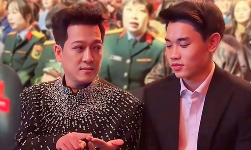 Truong Giang advises footballer Dinh Bac to 'reduce event appearances'