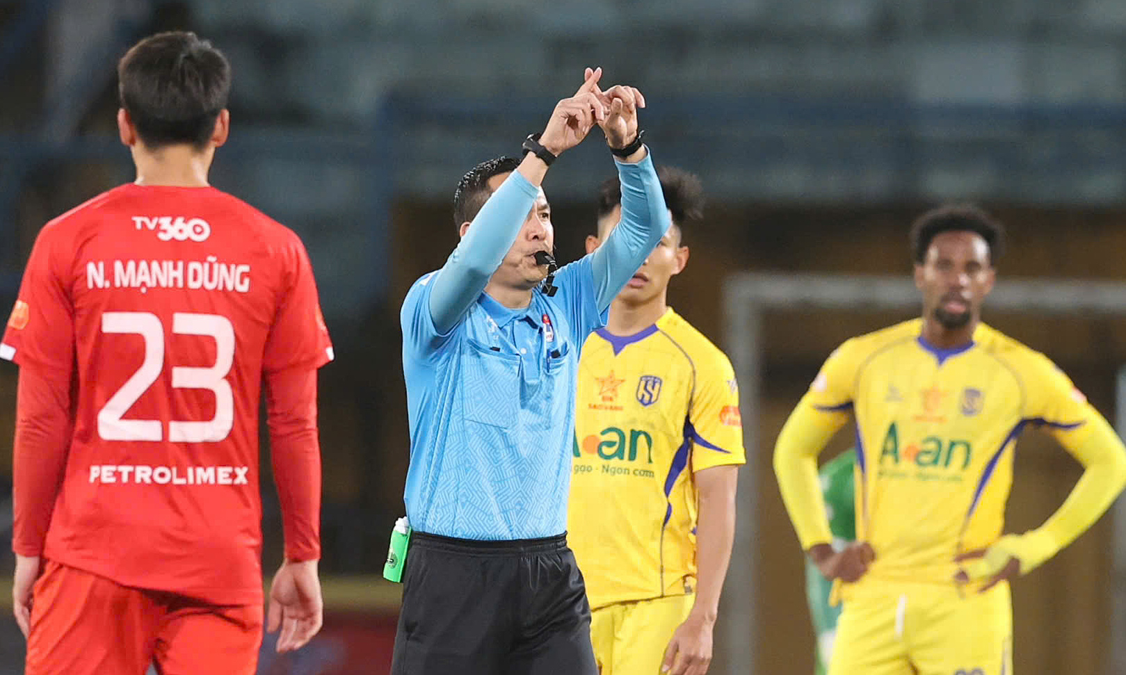 The Cong frustrated after disallowed goal and penalty in loss to SLNA