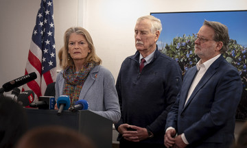 US senators visit Greenland, reject Trump's claims