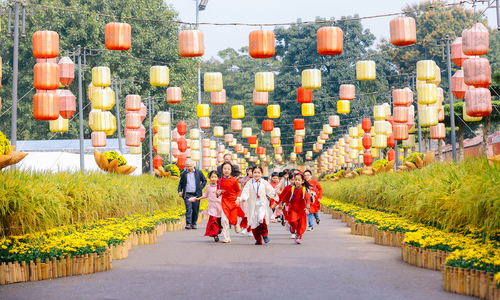 Tet flower street to be held for the first time in Thang Long Imperial Citadel