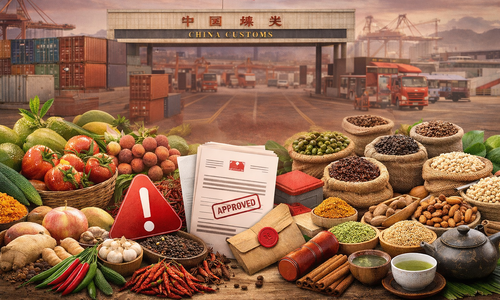 China requires confirmation letters for nearly 2,600 agricultural products