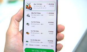 Difficulty booking ride-hailing and delivery services in the days leading up to Tet