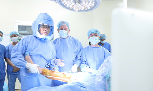 Robotic surgery revives mobility