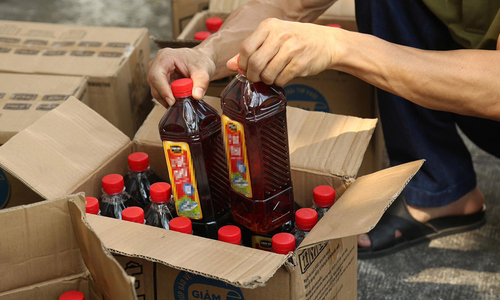 Transforming tens of tons of unverified ingredients into MSG and fish sauce