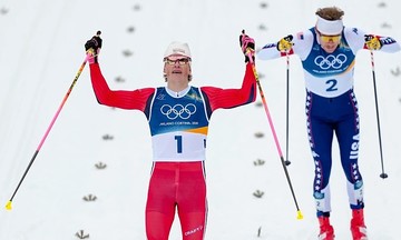 'King of cross-country' creates sensation with uphill sprint at Winter Olympics