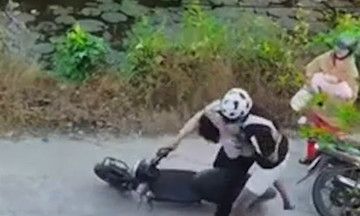 Assault on male student after traffic collision