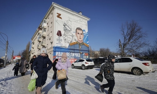 Russian city's changed appearance after four years of conflict