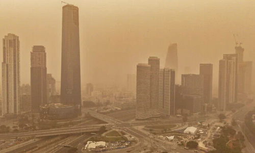 Dust storm hits Israel