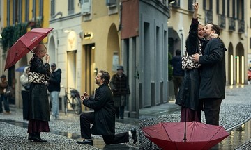 Rival ice dancers get engaged on Valentine's Day