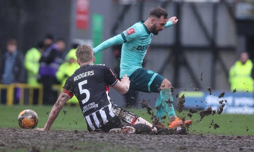 Muddy pitch shocks in FA Cup tie