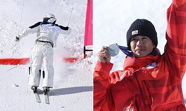 Athlete finishes backward, still wins Olympic medal