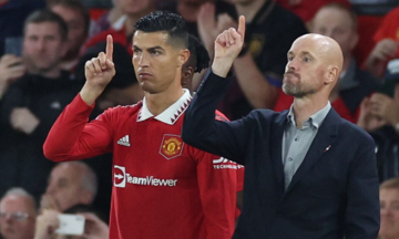 Ronaldo dropped by Ten Hag 'for not pressing'