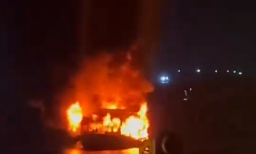 Tourist boat fire in Phu Quoc