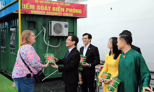 Thousands of international visitors arrive in Da Nang by cruise ship