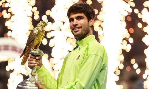 Alcaraz demolishes Fils in Qatar Open final