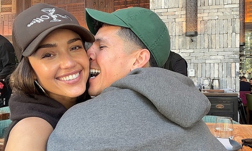 Jessica Alba vacations with younger partner