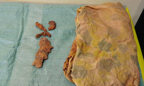 Remains of fallen soldier found buried in ammunition box