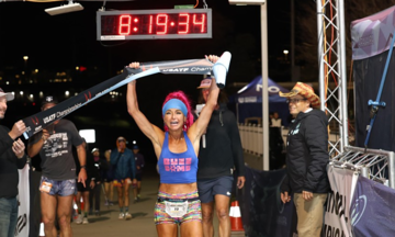Former triathlete shatters women's 100-mile world record