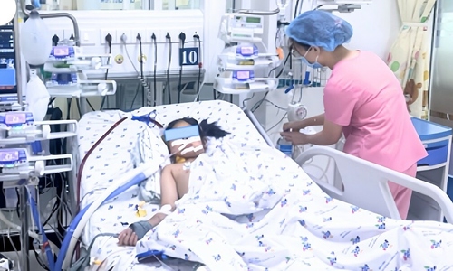 Behind the doors of a pediatric intensive care unit