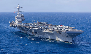US supercarrier faces 'toilet crisis' en route near Iran