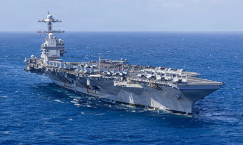 US supercarrier faces 'toilet crisis' en route near Iran