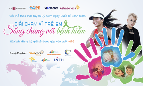 Online race launched to support children living with rare diseases